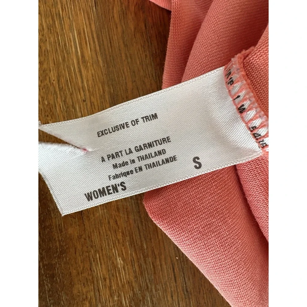 Patagonia Polo Button Down Shirt Casual Golf Salmon Pink Top Women's‎ Small